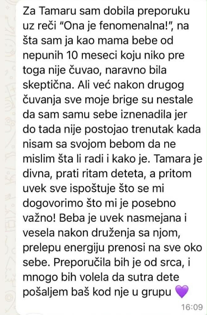 Utisak roditelja — Jovana B.